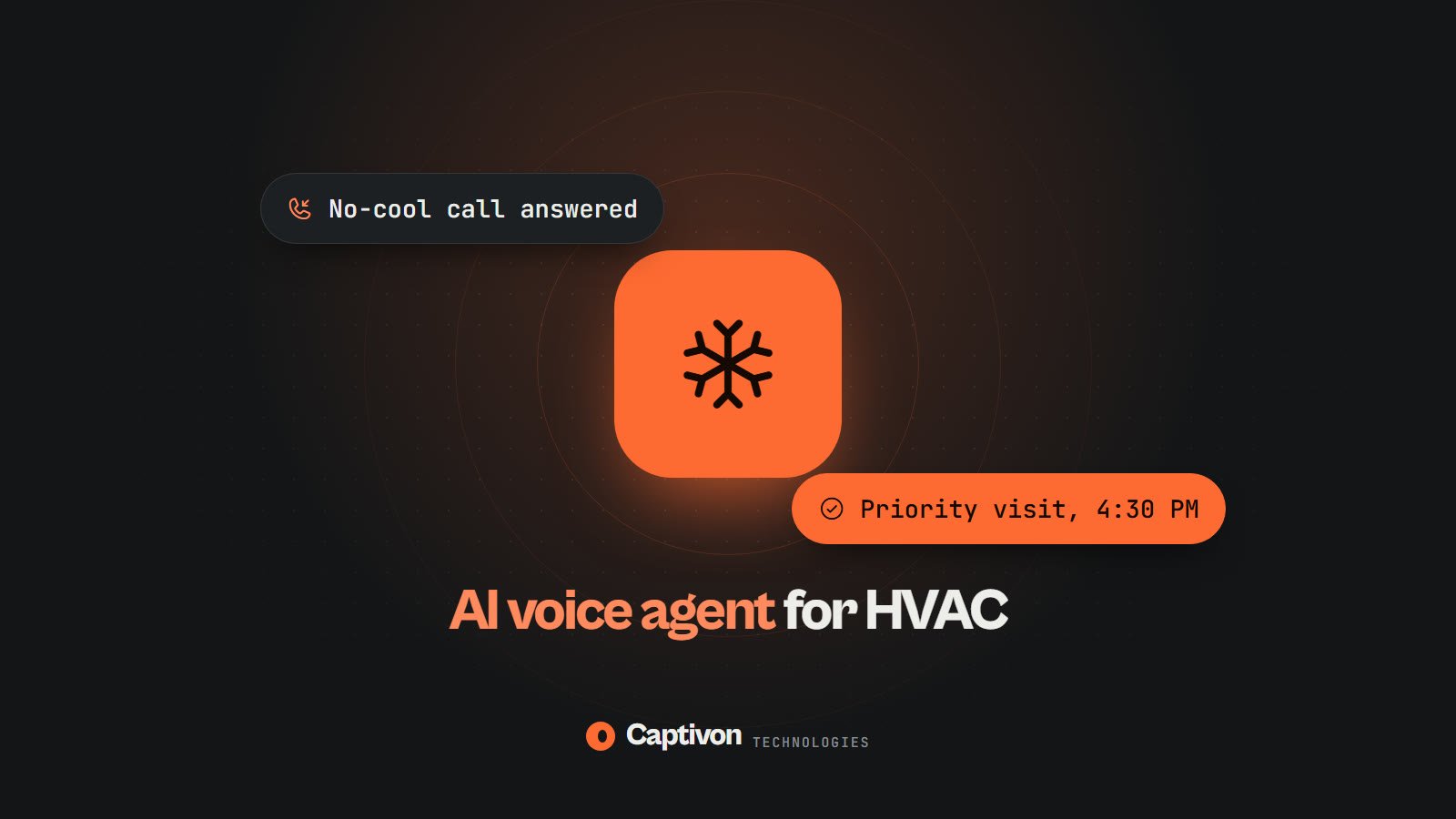 AI voice agent for HVAC: answer every call, book more jobs