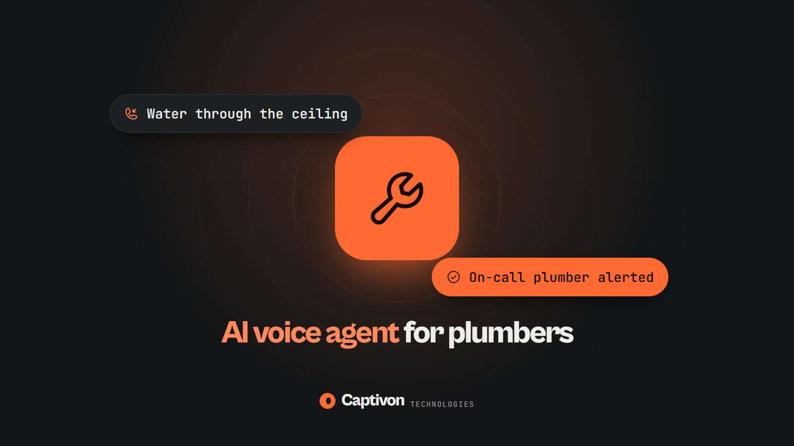 AI voice agent for plumbers: answer every call, 24/7